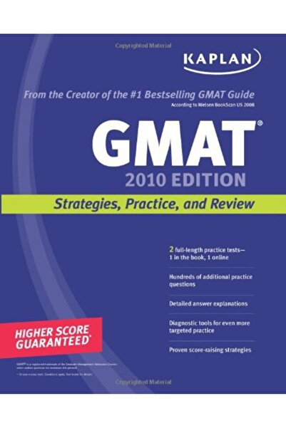 Kaplan اختبار GMAT 2010: الاستراتيجيات والممارسة والمراجعة