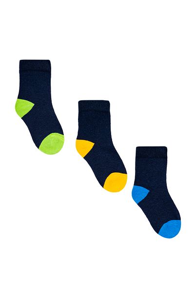 Miny Center Boy's 3-Piece Socks
