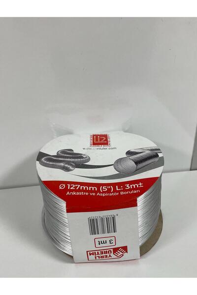 günlüler GÜNLÜLER  Ankastre Ve Aspiratör Borusu 127 Mm 3Metre