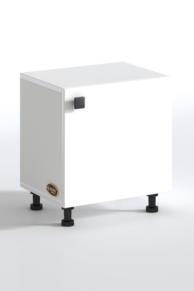 Kenzlife Sepetli Mutfak Dolabı Ruberukapak Byz 050X45X30 Kapaklı Banyo Çamaşır Beyaz 3 Lü Sepet