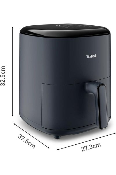 TEFAL Easy Fry Max, 1550 W - Grey/Plastic, 5L/6P, Digital With 10 Presets,  50-60 Hz