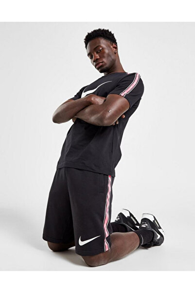 Nike Repeat Futura Erkek Siyah Pamuklu Spor Şort