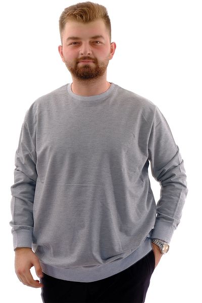 ModeXL Ανδρικό φούτερ με λαιμόκοψη - Mode XL, Plus Size, U24174 Grimelange