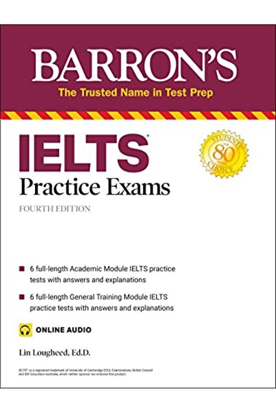 Kaplan Publishing اختبارات IELTS التدريبية (مع الصوت عبر الإنترنت)