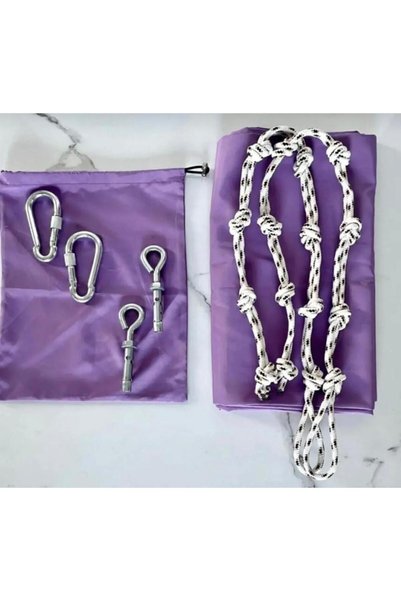 Kıvırcıkyoga Lilac Fly Yoga Hammock Set