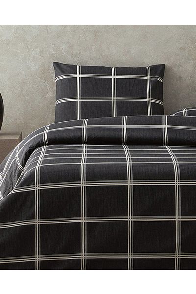 English Home Set cuvertură de pilota Antr Color Glen Check - 200x220 cm