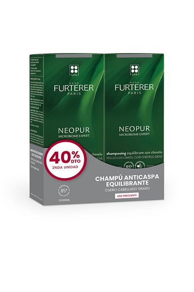 Rene Furterer Neopur Mikrobiyom Uzmanı Champú Anticaspa Grasa Duo 2 X Rene Furterer 150 ml