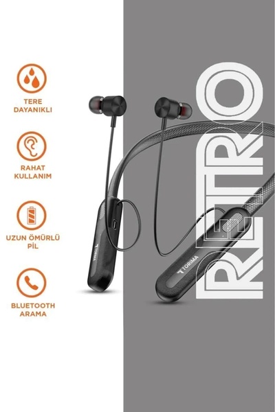 Genel Markalar Tb-06 Siyah 200 Saat Şarjlı Kablosuz Sporcu Bluetooth Kulaklık