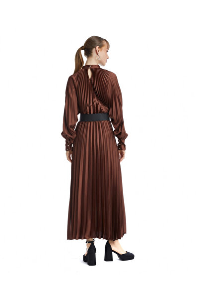 SERPİL Serpil Kadın Kahve Elbise 38825