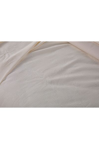 Lucien Home Jacquard Leaf Pattern Double Pique
