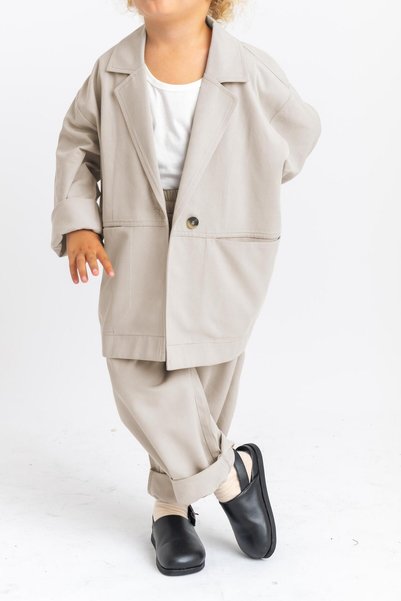 Oliven The Kid Unisex Jacket Suit Beige