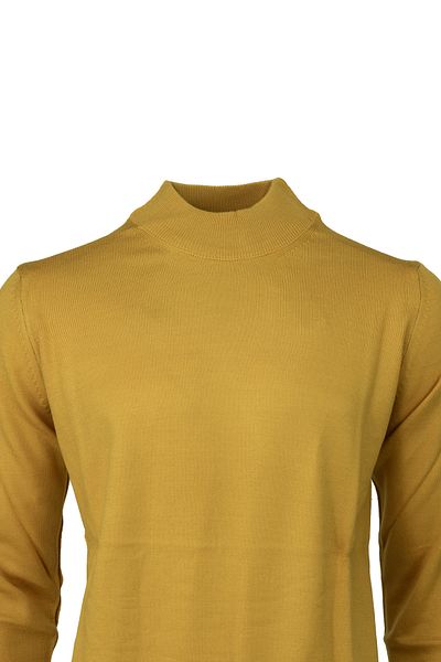 Oppland Men's Winter Half Turtleneck Sweater Cotton Marina Knitted Long Sleeve Solid Color Relaxed Fit