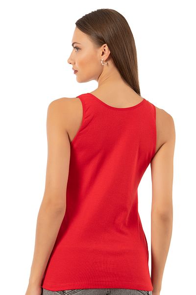 ÖZKAN underwear Özkan 2001 Women's Cotton Ribbed Lace Laced Magnolia Tank Top