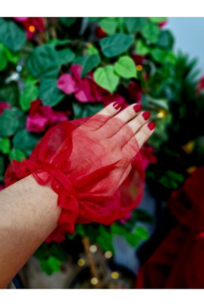 AYFER MODA Kırmızı  el aksesuarı