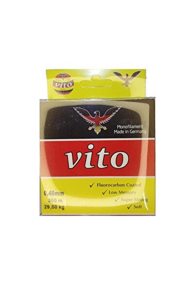 Vito خط صيد مطلي بالفلوراكربون بطول 160 طن شفاف