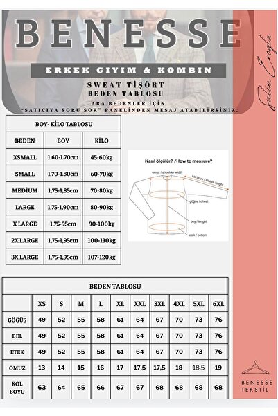 BENESSE Μακρυμάνικο συμπαγές φούτερ χωρίς ράβδο