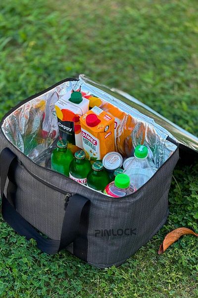 pinlock N89 Termos suspendat de 30 litri - Picnic de camping, păstrare la cald și la rece, geantă frigorifică izolată termic