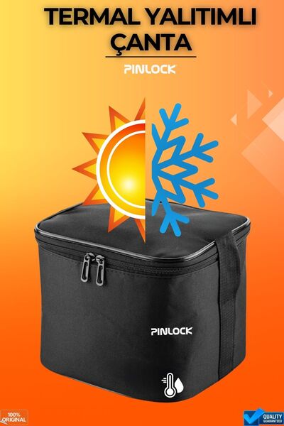 pinlock 10 Litre Piknik Çantası Yemek Taşıma Termos Termal Beslenme Soğutucu