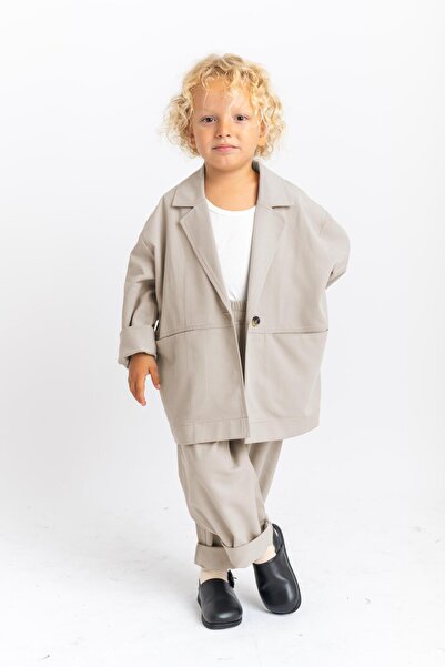 Oliven The Kid Set de jachete unisex bej