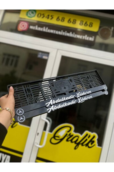 MEK STORE MERCEDES LOGOLU İSİME ÖZEL PLEKSİ PLAKALIK
