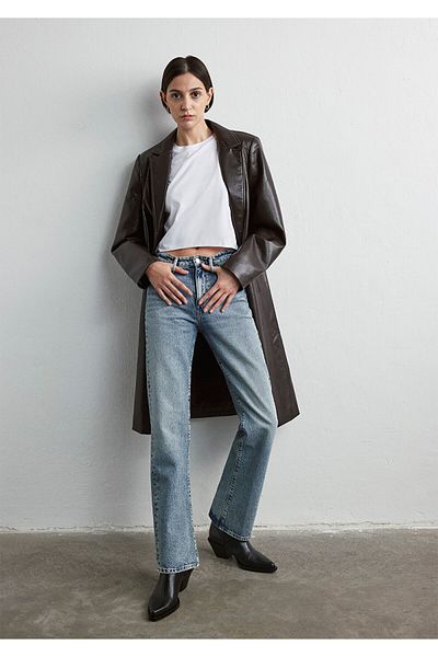 Mavi Jane Classic Denim Misty Offene Jeanshose 1010917 -89059