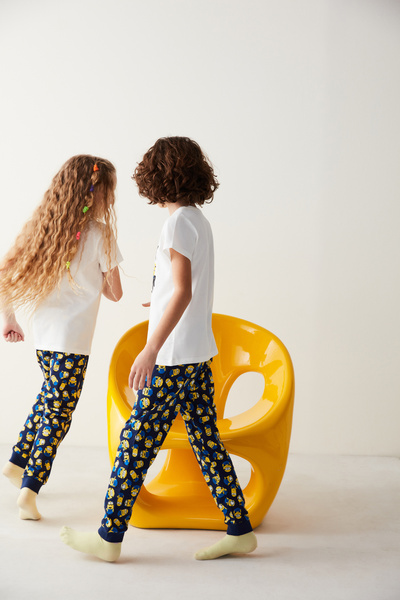 Penti Uniseks Better Together Desenli Pijama Takımı