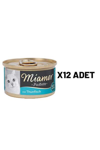 Miamor Pastete Kedi Ton Balıklı 85 Gr X 12 Adet