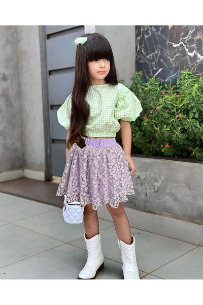 By Piera Κοριτσίστικη φούστα Daisy Tulle 6110