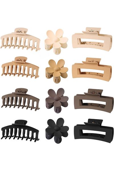 CSR AKSESUAR Set de 12 catarame de blocare model mixt