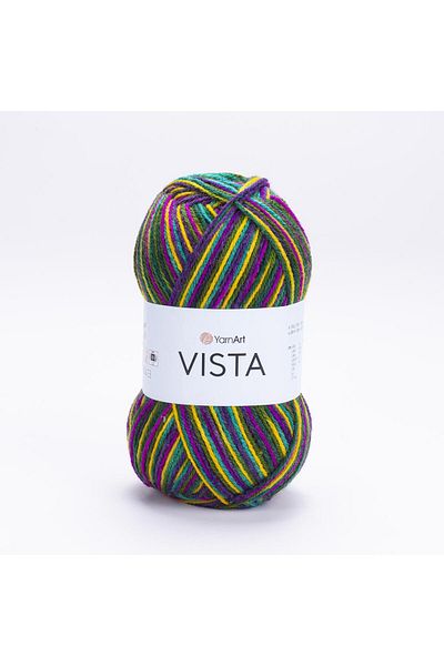 Yarnart Vista - Ebruli Hand Knitted String Ebruli-5309