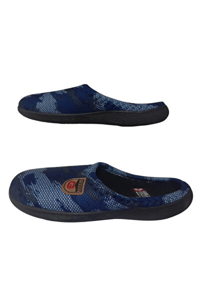 GEZER Ανδρικές ορθοπεδικές παντόφλες με σχέδια - Navy Blue, Blue, Black, GZEER202-302