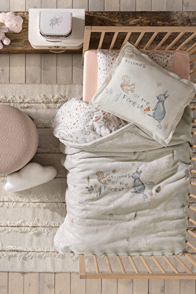 Yataş Mini Wonderland Wellsof Baby Blanket - Cream