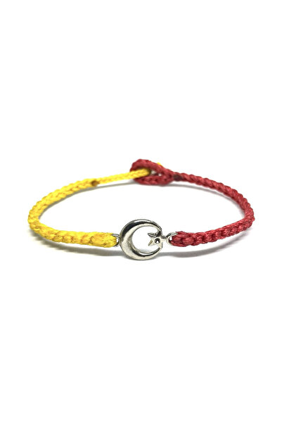 tbek Moon |   Unisex Steel Bracelet with Star Turkish Flag Symbol
