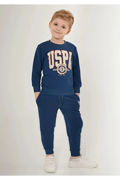 U.S. Polo Assn. Costum imprimat pentru băiat