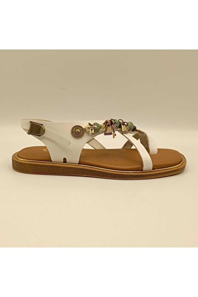 Ametist صندل دافني الجلدي المسطح