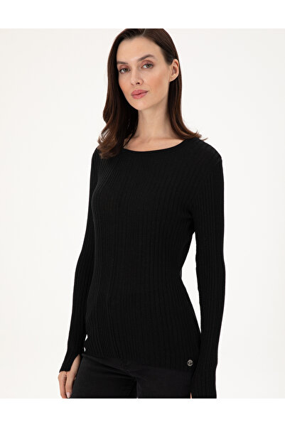 Pierre Cardin Black Slim Fit Sweater 50290558 -Vr046