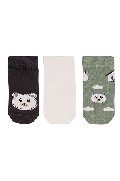 Miny Center Baby Boy 3-Piece Socks