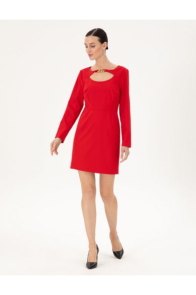 Pierre Cardin Red Regular Fit Woven Dress 50292372 -Vr030