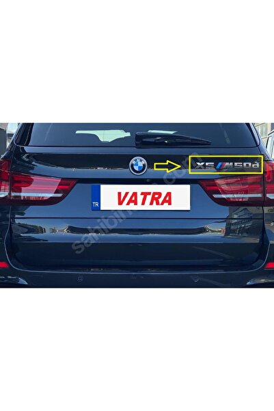 EDEXPORT X5 M50d xDrive Uyumlu X5 M50d Krom Bagaj Yazısı