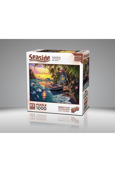 Ks Games Sunset Beach 1000 Piece Puzzle