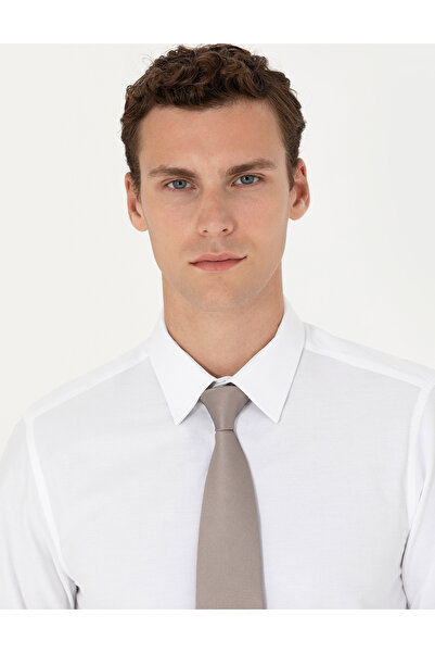 Pierre Cardin Cămașă albă slim fit cu mânecă lungă basic 50277780-VR013