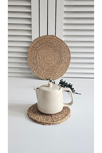 GULHANILE Teapot Tea Machine Compatible Cream Porcelain 710 ml Herbal Tea Milk Pot