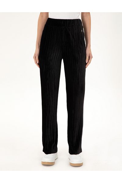 Pierre Cardin بنطال رياضي أسود فضفاض 50291039 -VR046