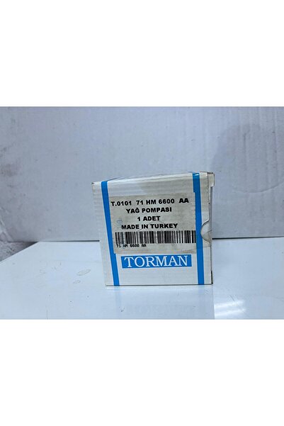 TORMAN Ford Taunus OHC motor yağ pompası 1973-1993 arası OEM no 71HM 6600 AA