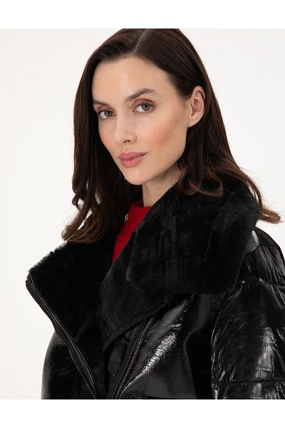 Pierre Cardin Black Coat 50290338-Vr046