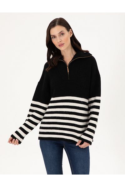Pierre Cardin Black Comfort Fit Sweater 50298102 -Vr046