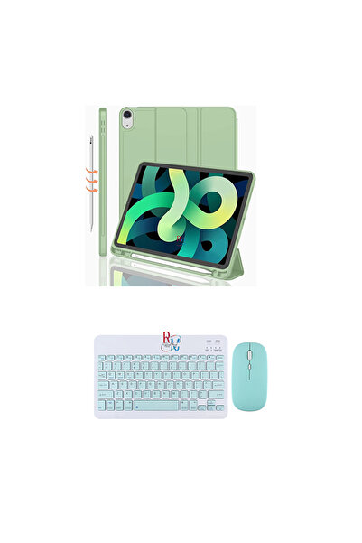 redmud teknoloji ıPad Air 11 inç 6.Nesil ile Uyumlu Tablet Kılıfı ve Klavye M...