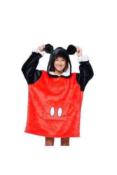 Disney Collection Disney Home Übergroßer Kapuzenpullover, Sweatshirt, Decke mit Kapuze für Kinder, Übergroßer Sherpa-Fleece-Hoodie