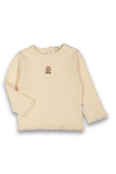Magu Baby Girl Embroidered Patterned Cotton Ruffle Bodysuit