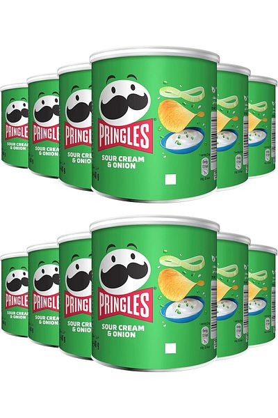 Pringles Sour Cream & Onion (40g Each) Case Pack of 12